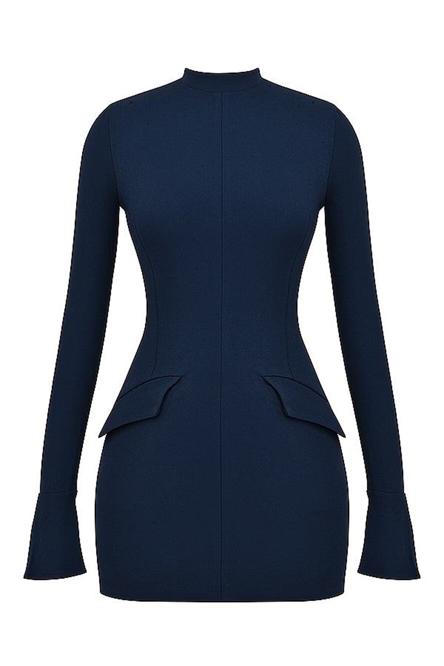 House of CB Mahalia Long Sleeve Minidress - S - Spruce Blue